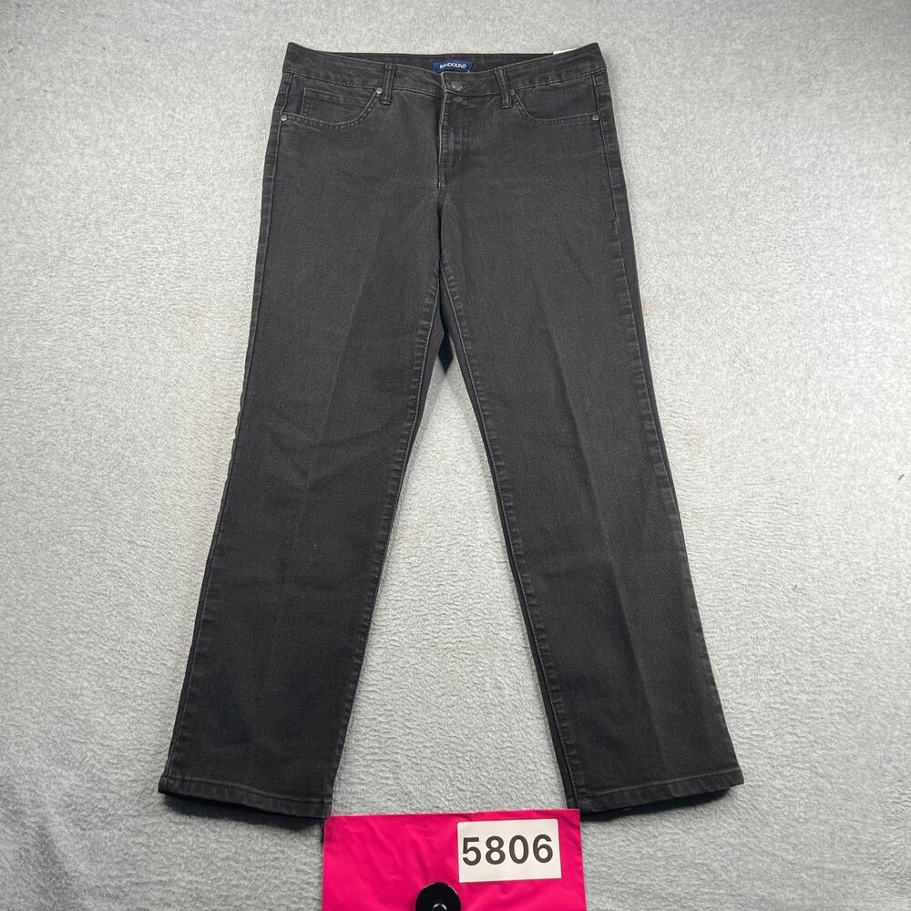 Bandolino Mandie Denim Jeans Womens Size 10P Black Casual Petite
